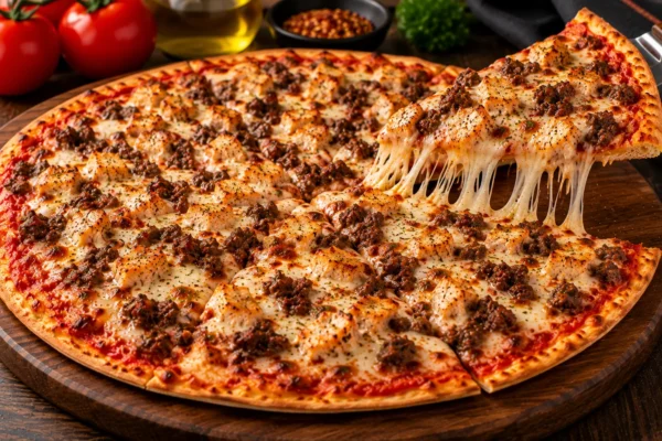 Chicken & Beef Pizza