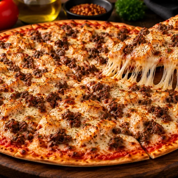 Chicken & Beef Pizza