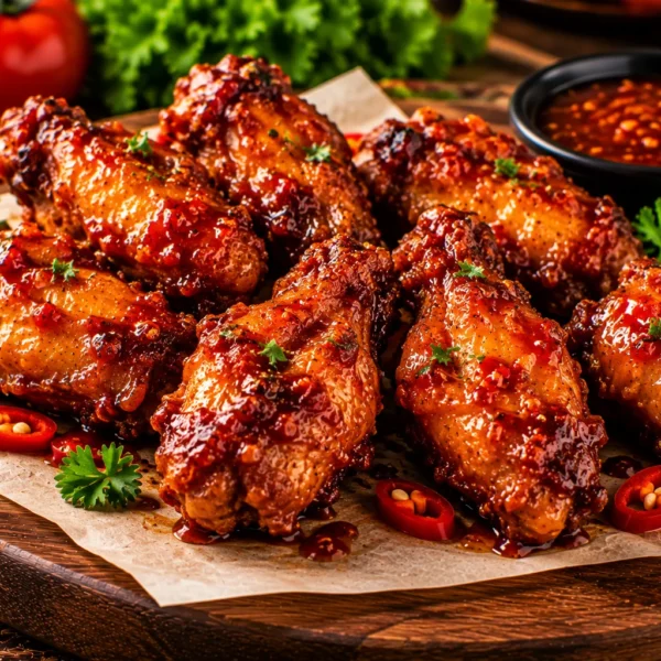 Spicy Wet Wings